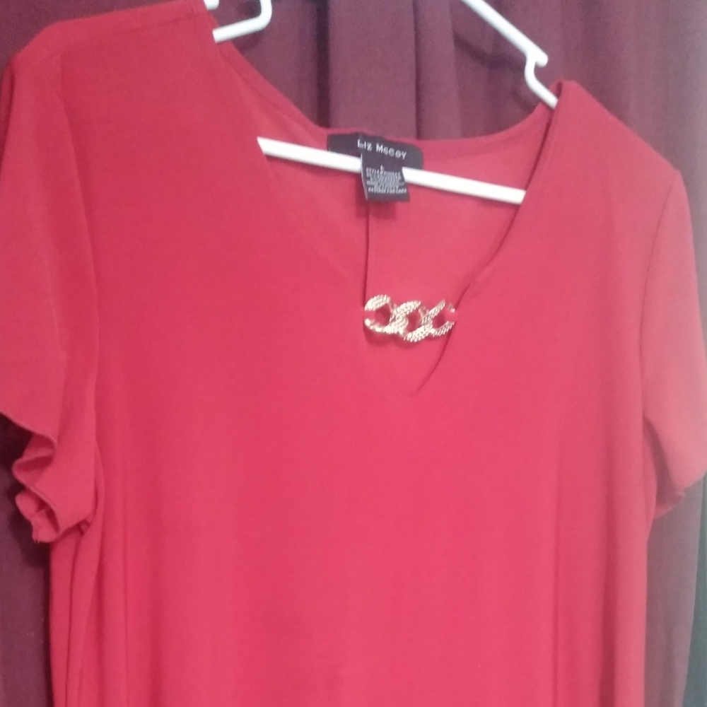 Flashy red top